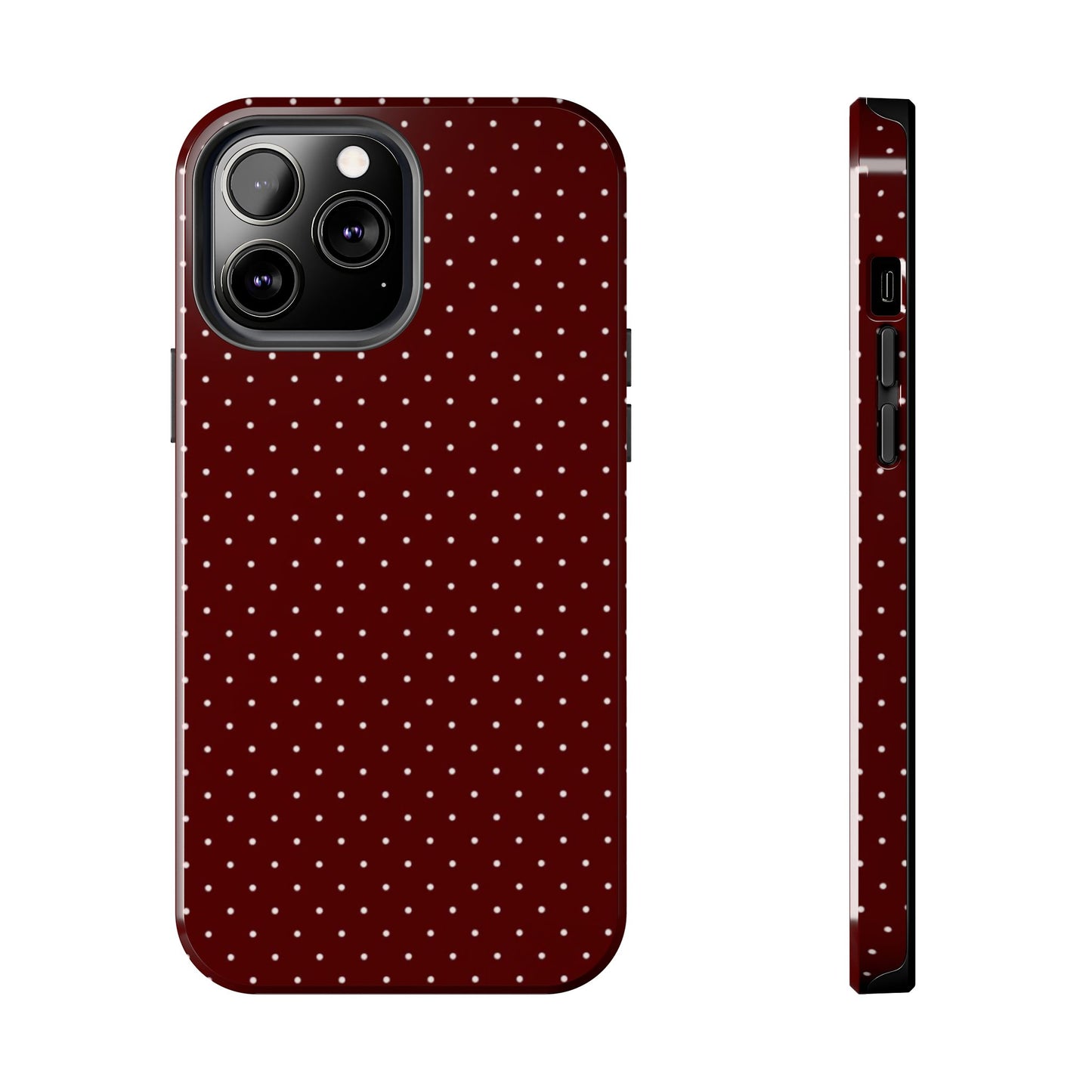 Red Polka Dots - Protective Phone Case