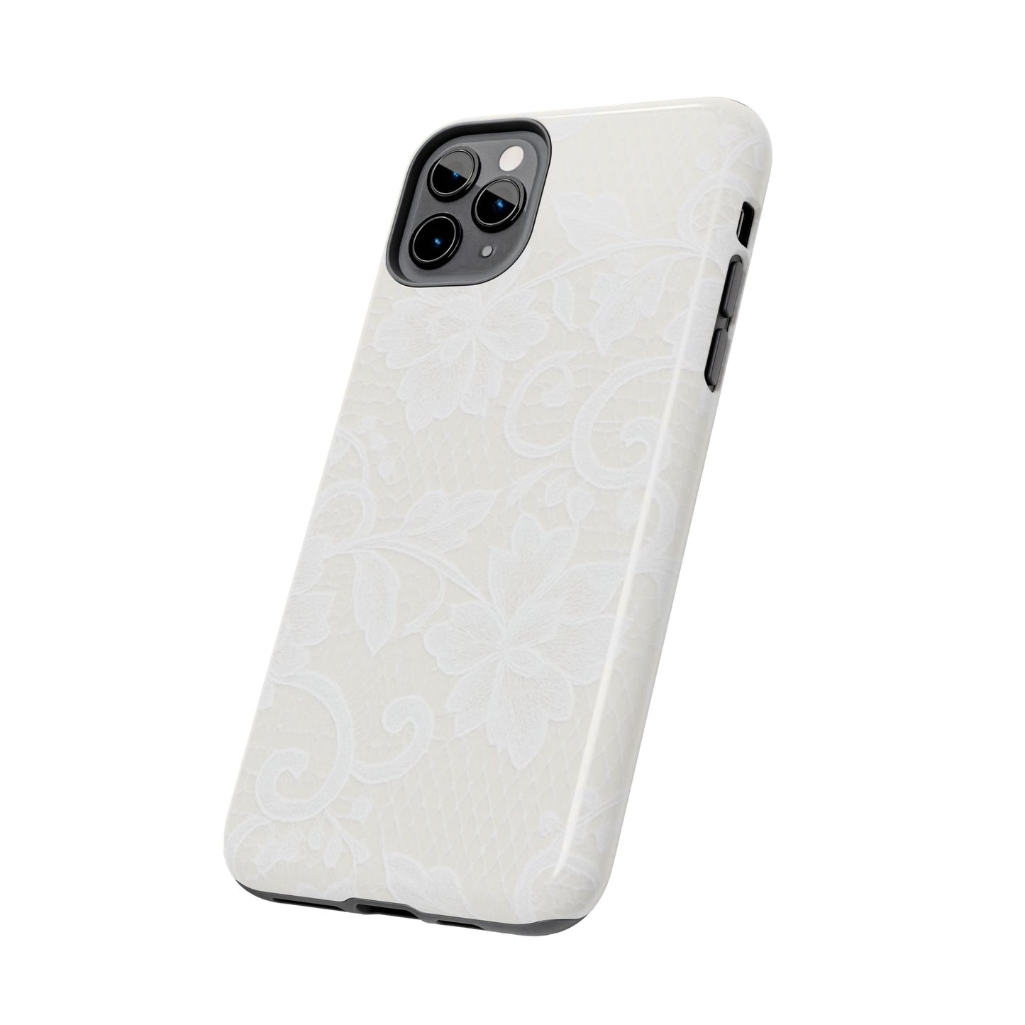 White Lace - Protective Phone Case