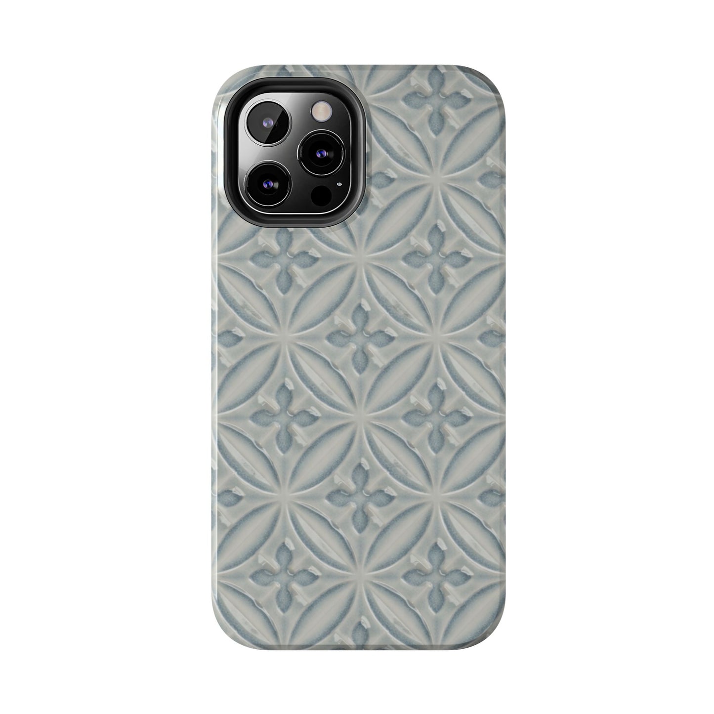 Vintage Blue Tile - Protective Phone Case