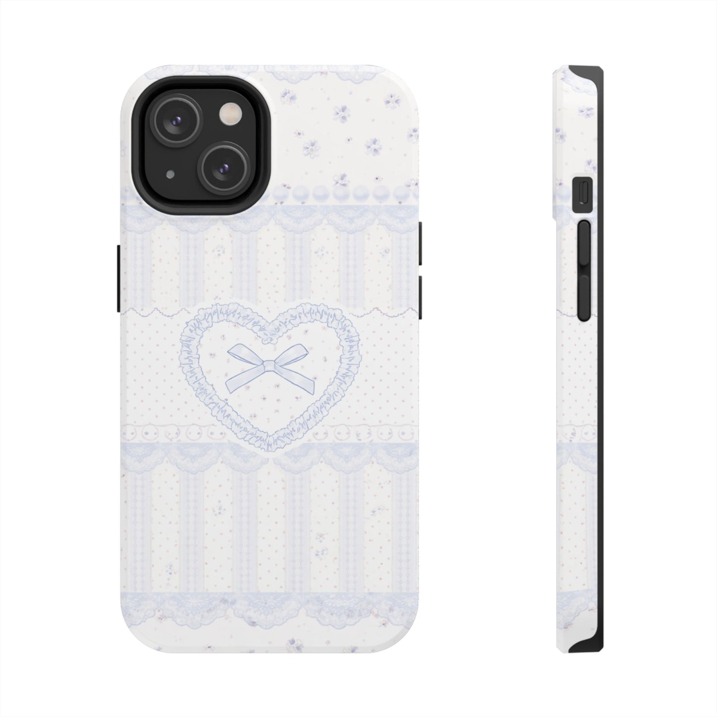 Coquette Blue Lace - Protective Phone Case