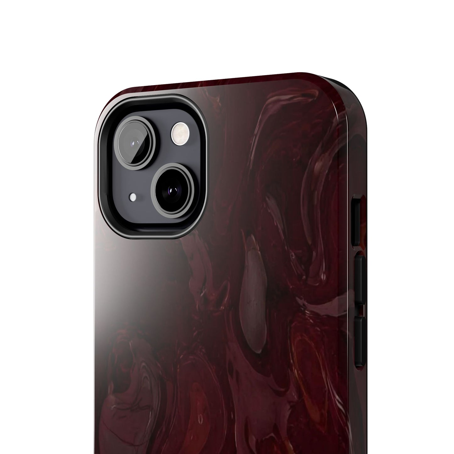 Glossy Maroon - Protective Phone Case