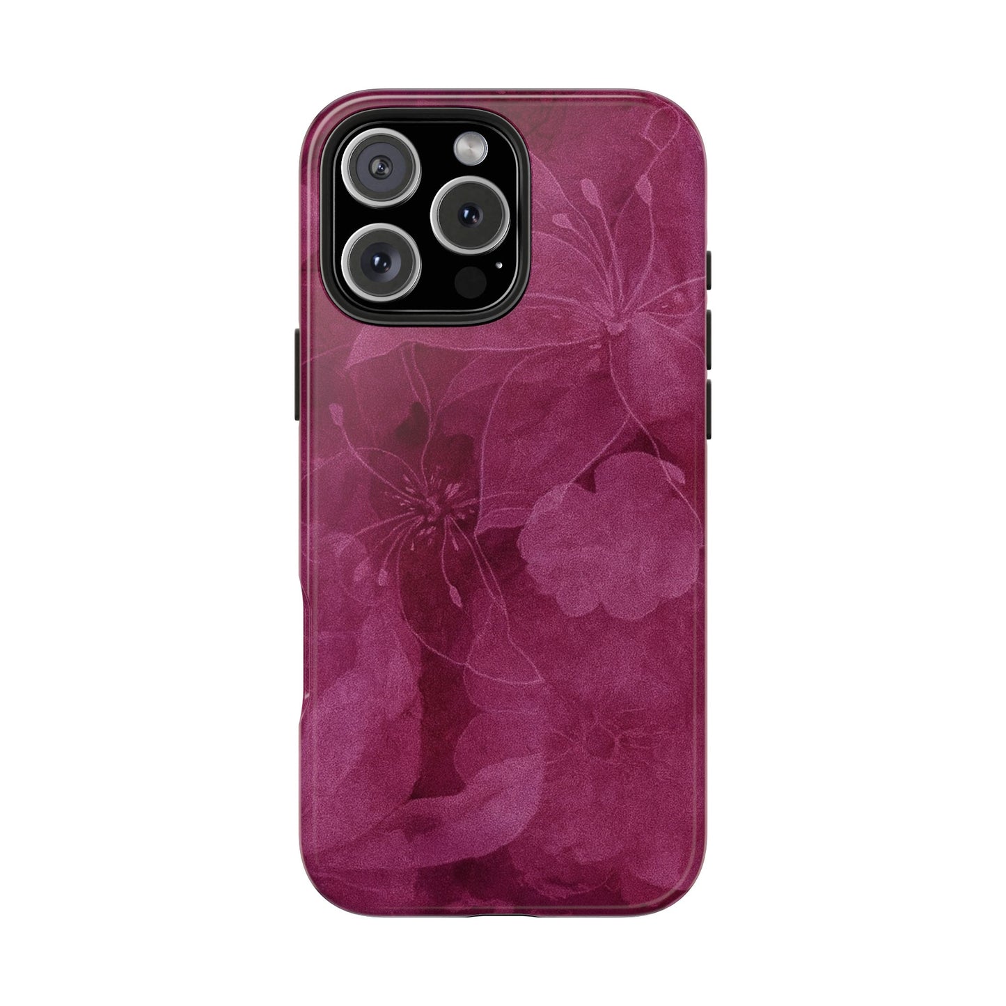 Magenta Petals - Protective Phone Case