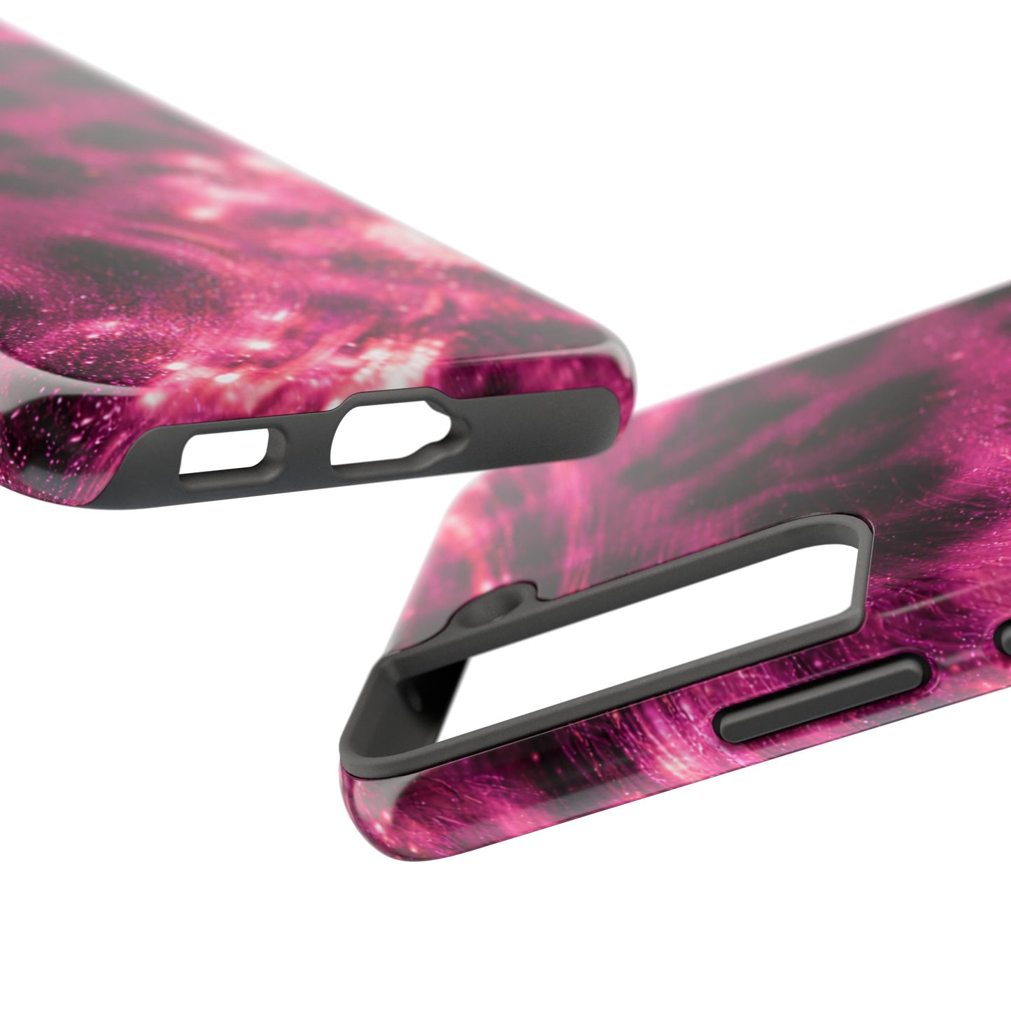 Magenta Y2K Leopard - Protective Phone Case
