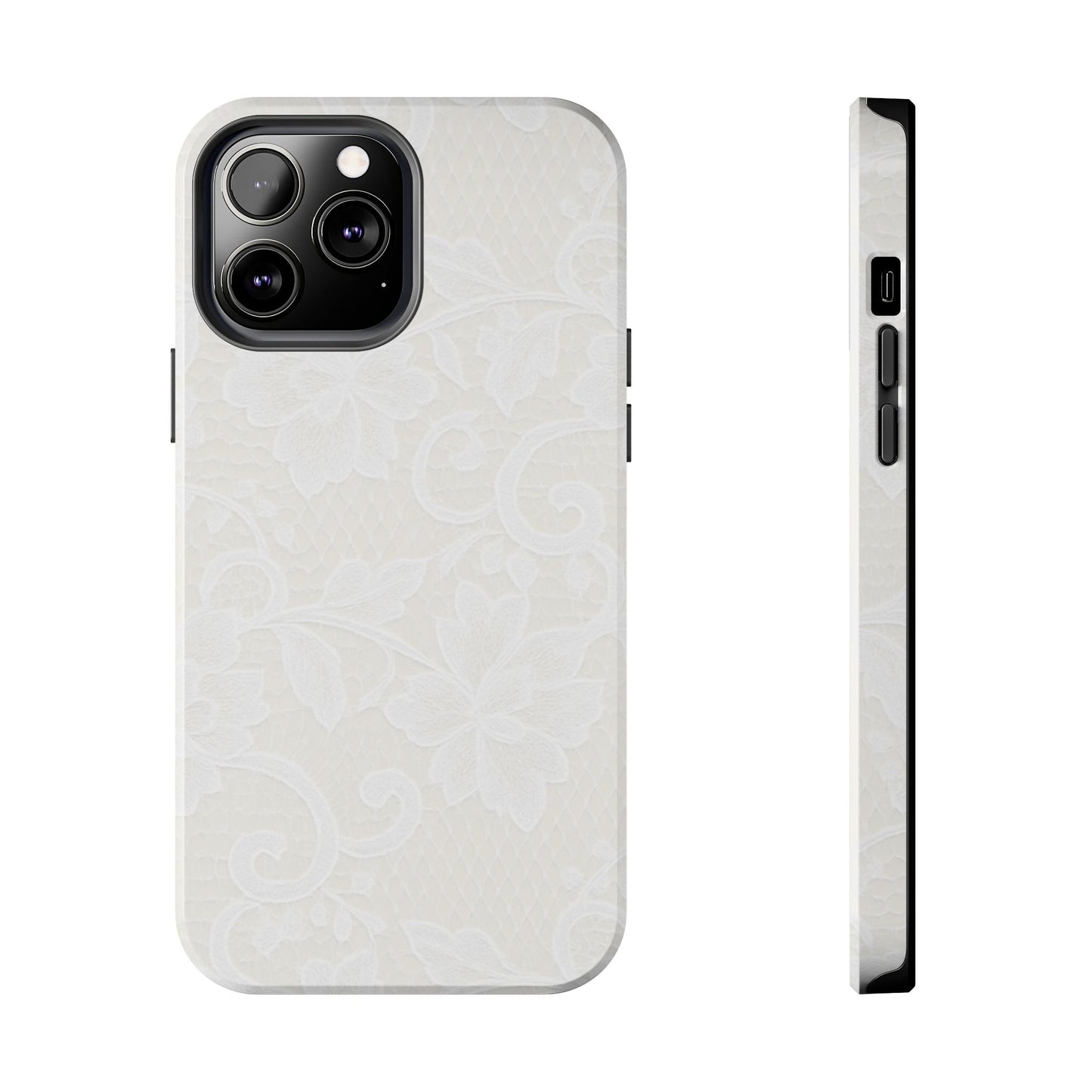 White Lace - Protective Phone Case