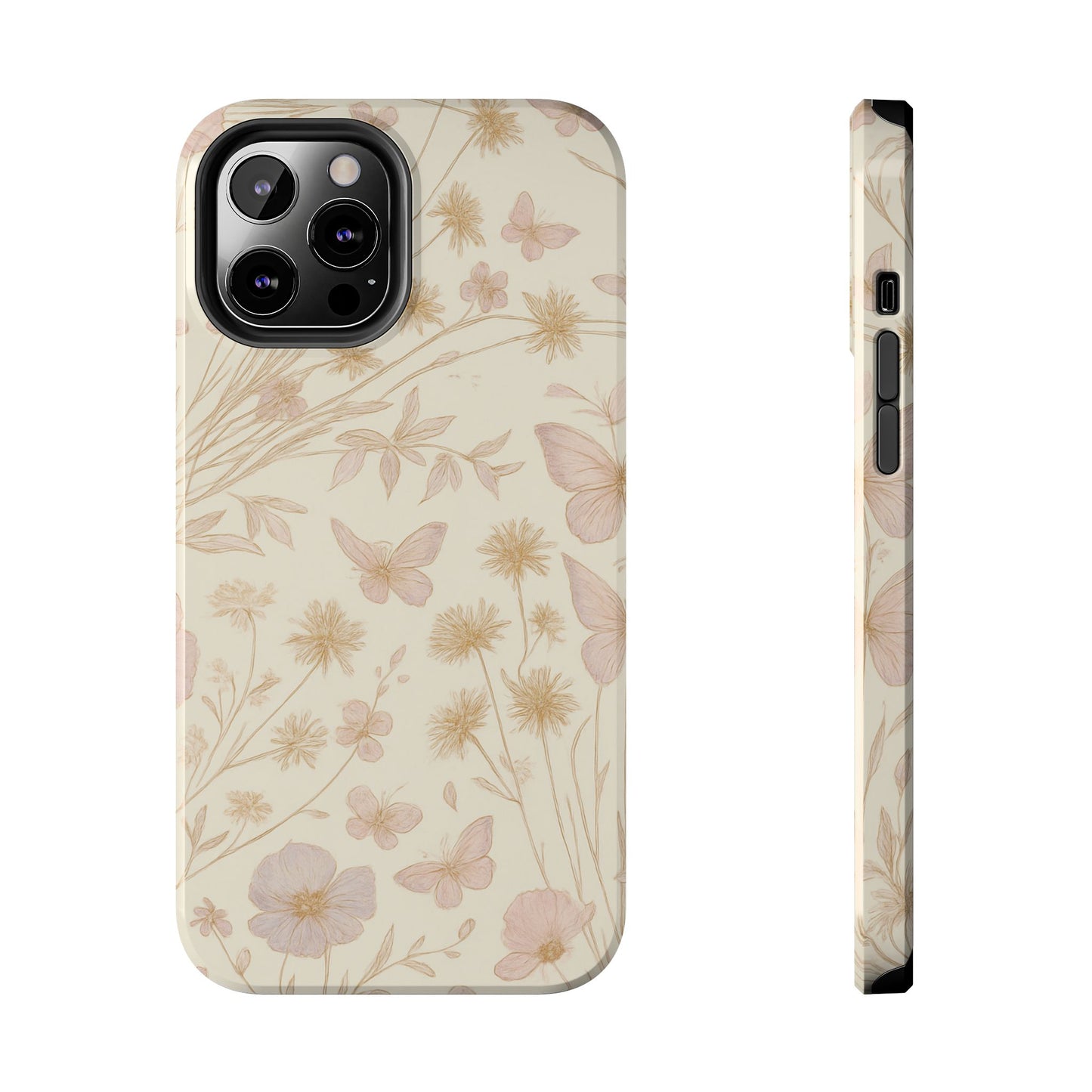 Floral Flutter - Protective Phone Case