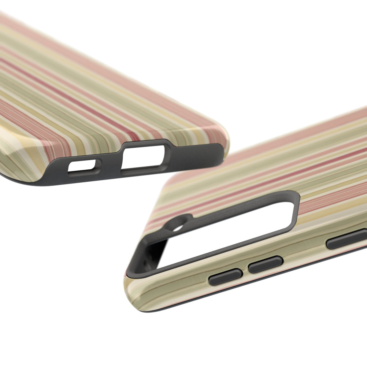 Rosewood Stripe - Protective Phone Case
