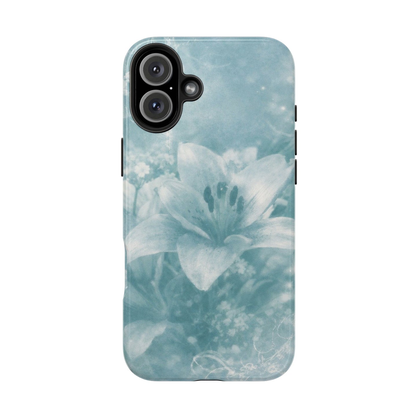 Teal Lily - Protective Phone Case