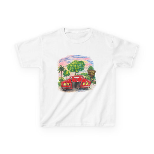 Vintage Convertible Car - Baby Tee