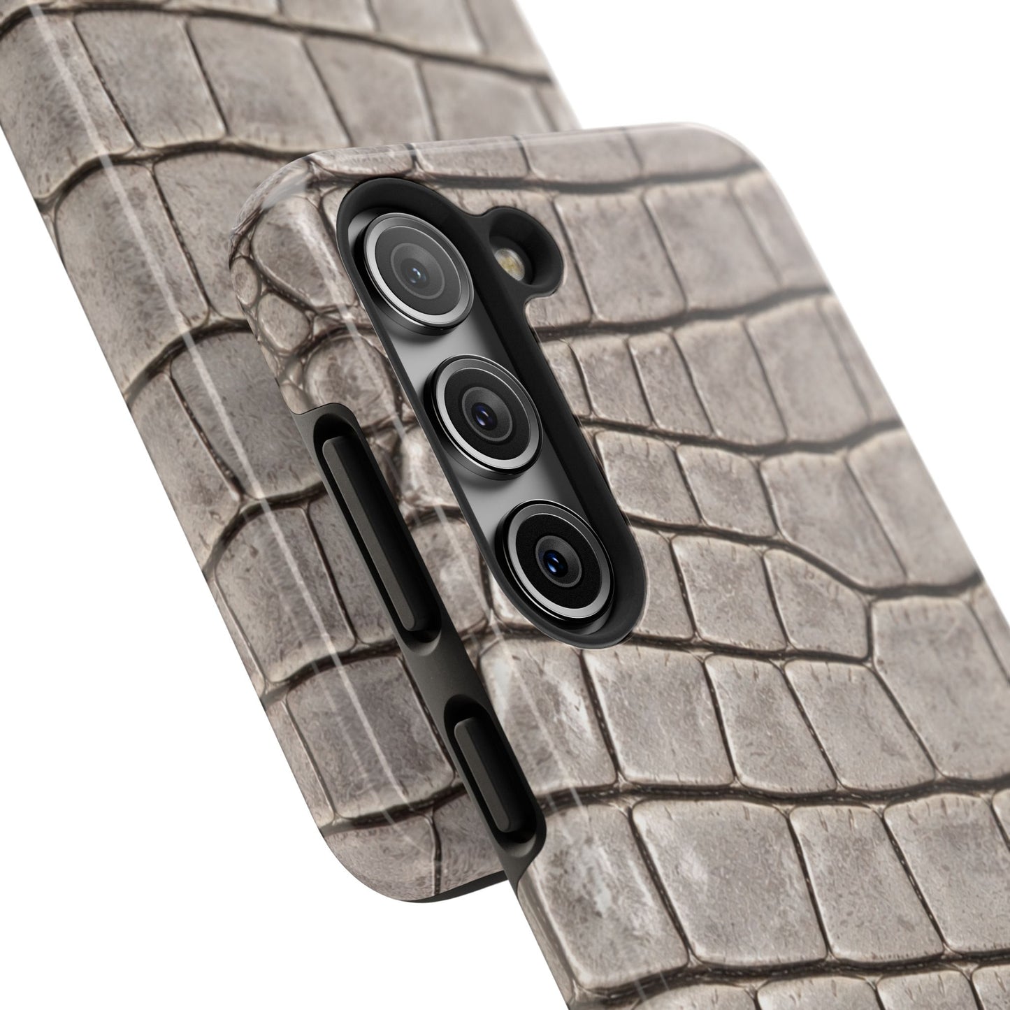 2000s Grey Crocodile - Protective Phone Case