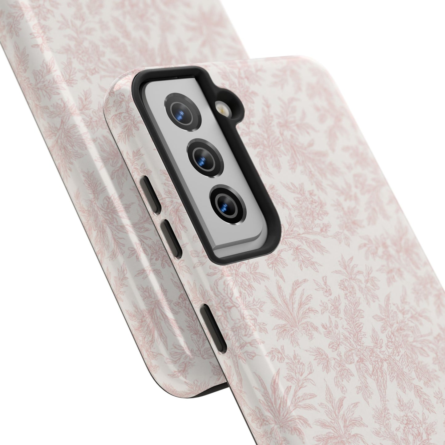 Blush Pink Floral - Protective Phone Case