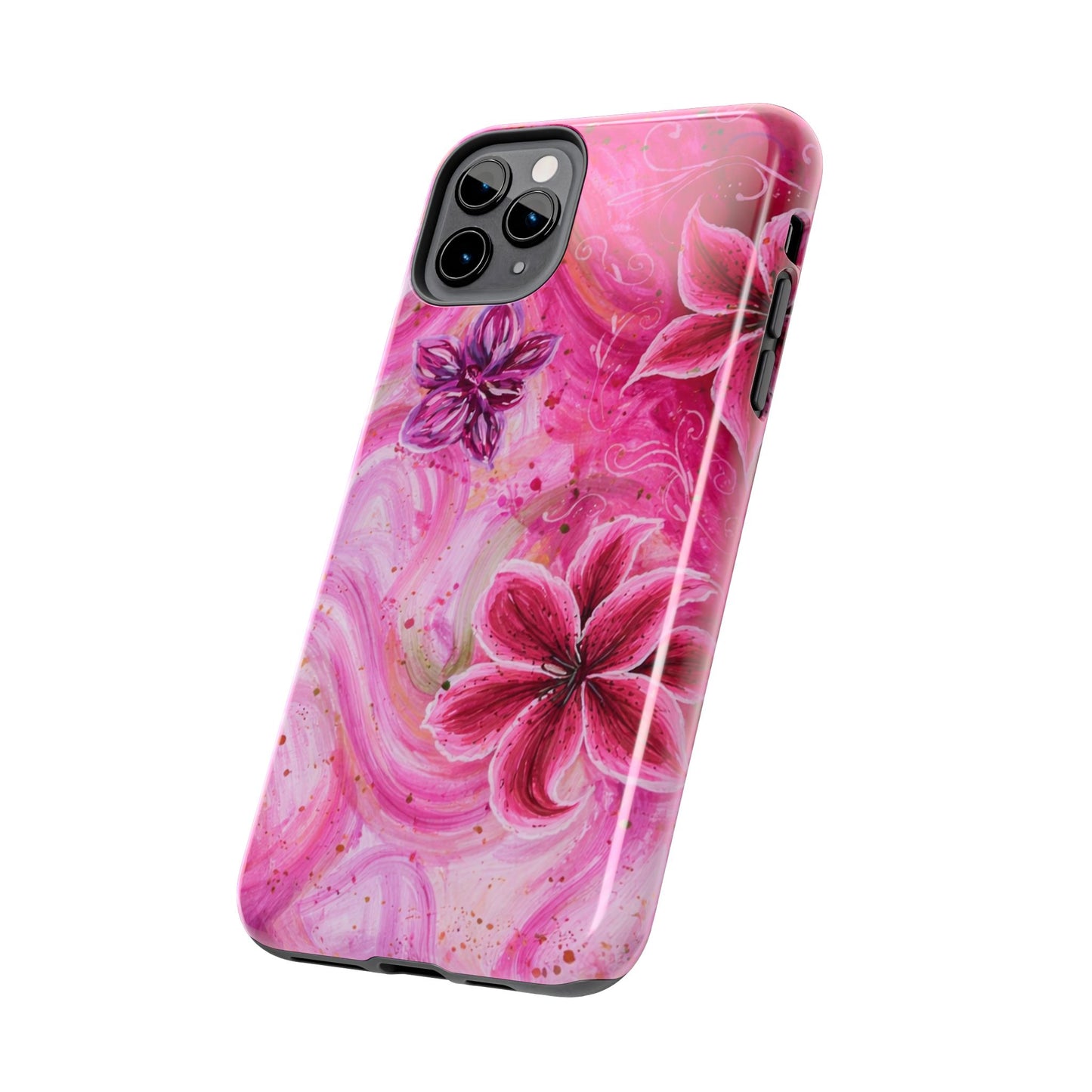 Watercolor Hibiscus - Protective Phone Case