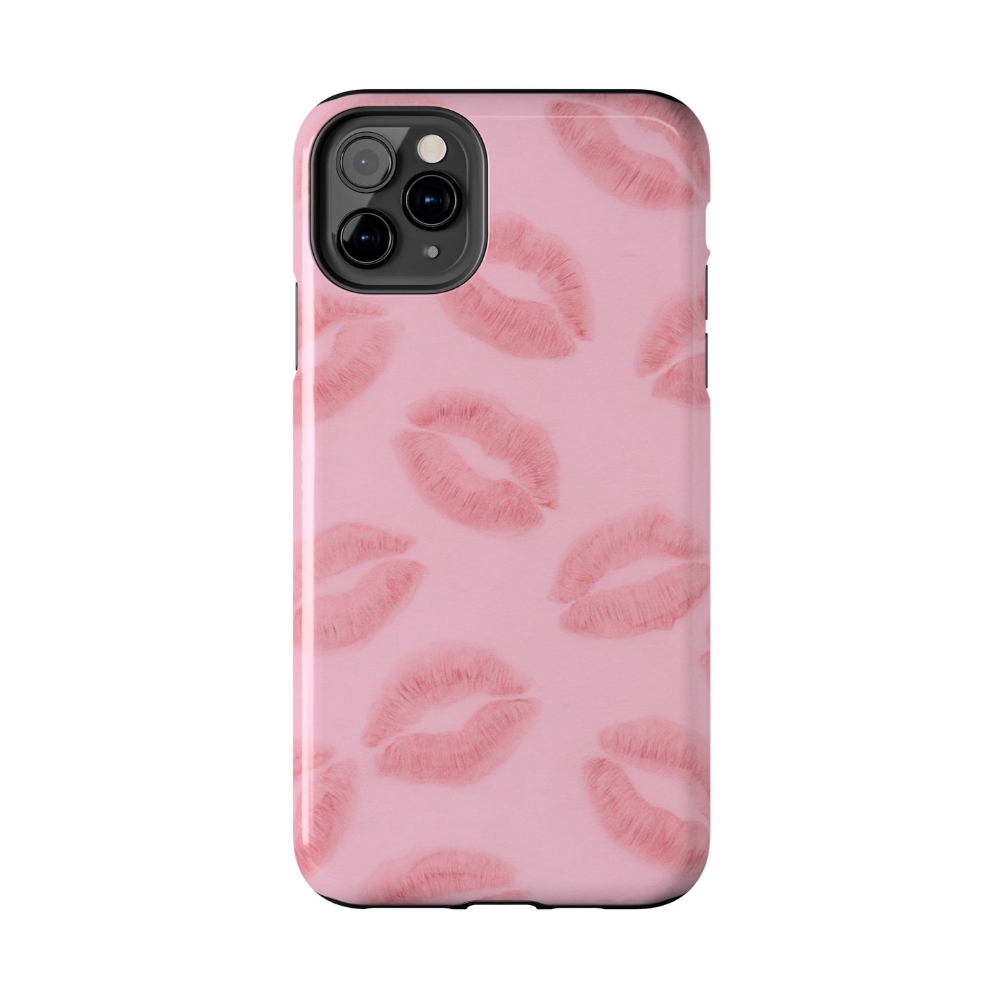 Pink Rosy Kisses - Protective Phone Case