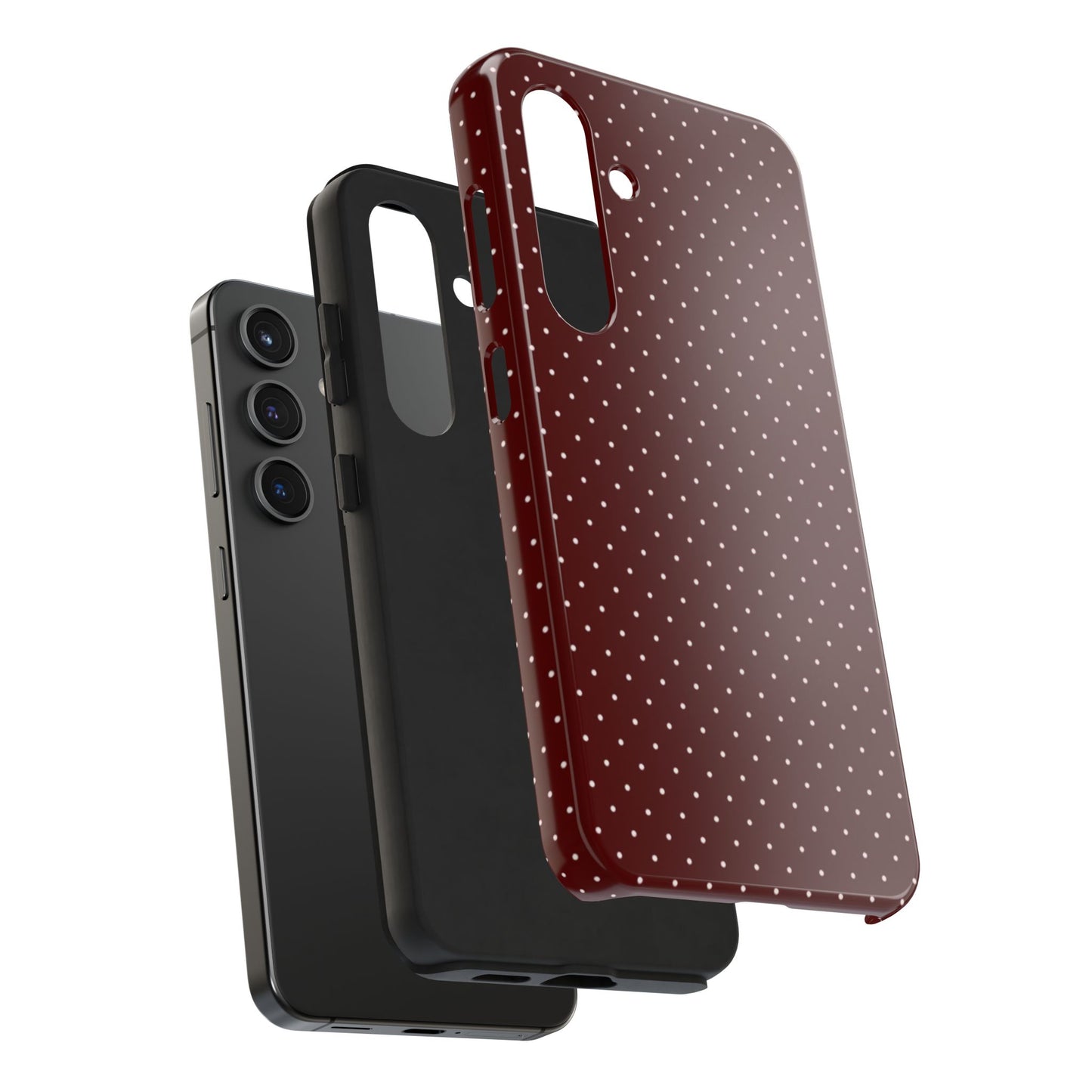 Red Polka Dots - Protective Phone Case