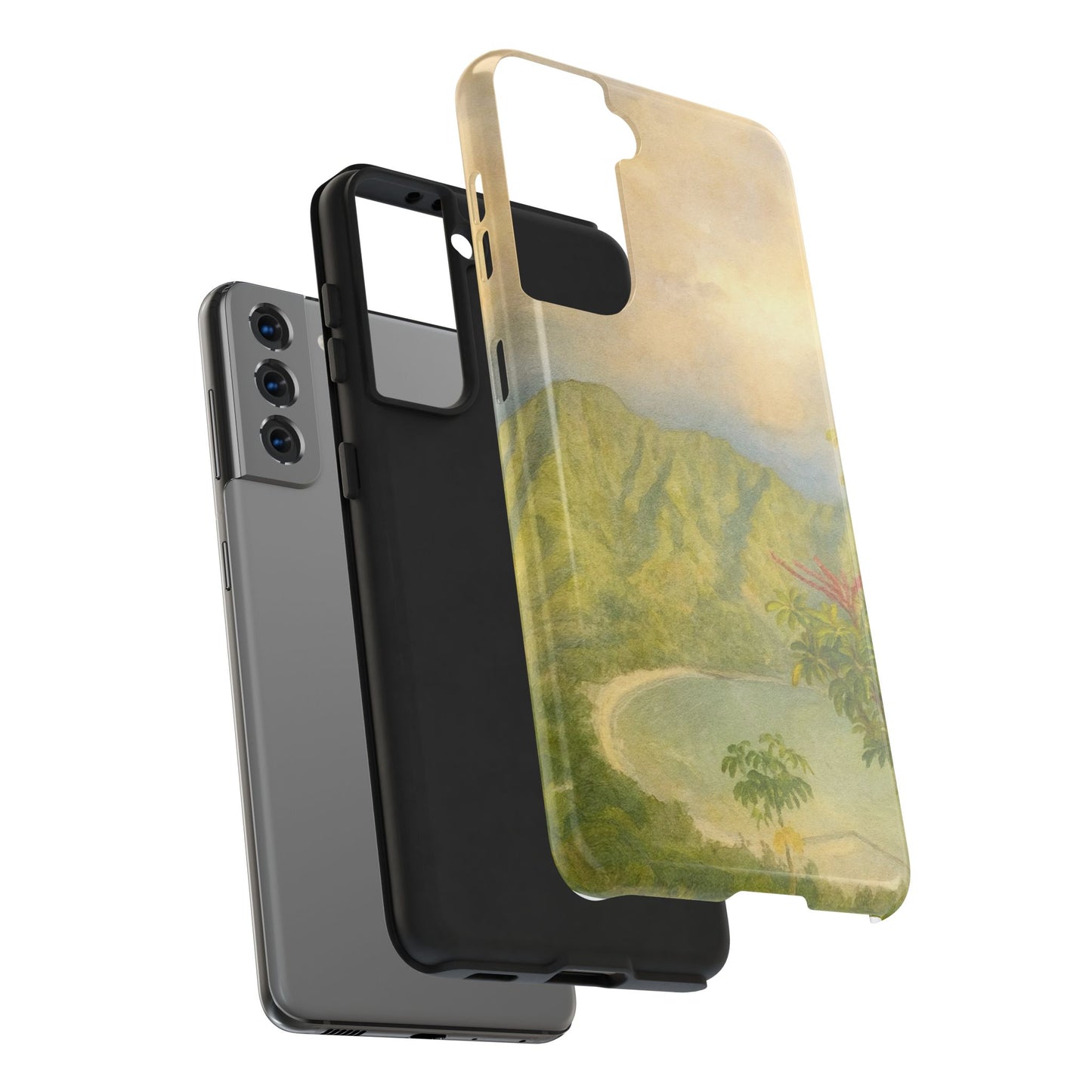 Vintage Tropical Beach - Protective Phone Case