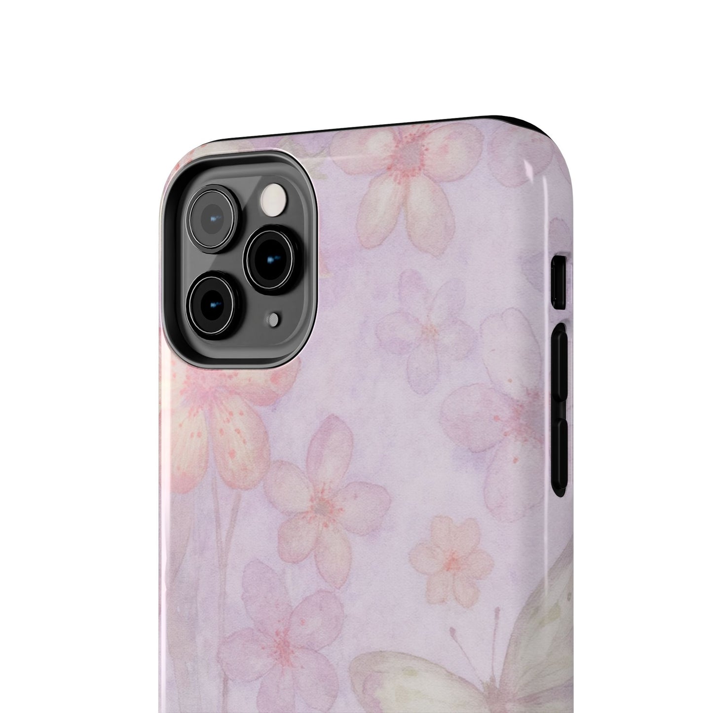 Lilac Butterfly - Protective Phone Case