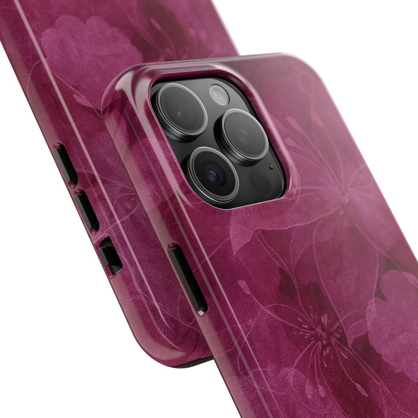 Magenta Petals - Protective Phone Case