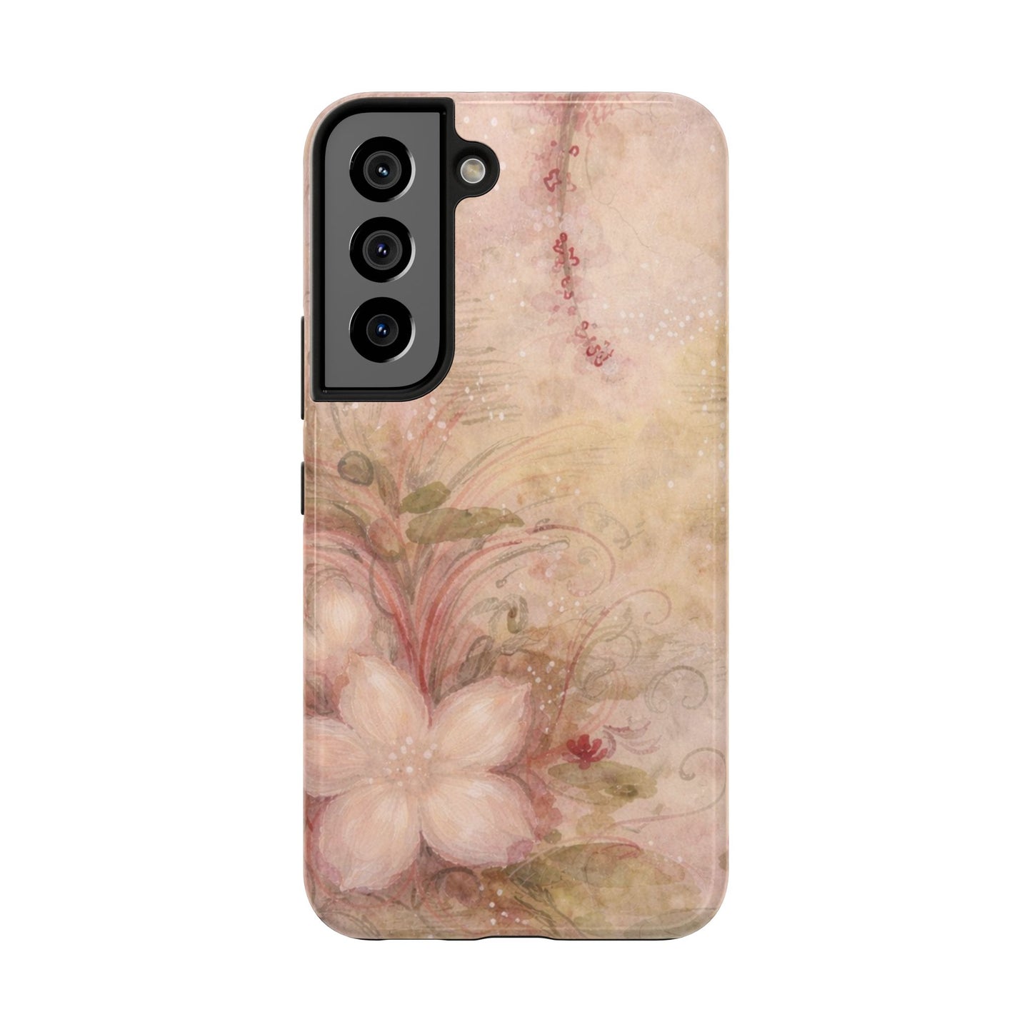 Antique Watercolor Floral - Protective Phone Case