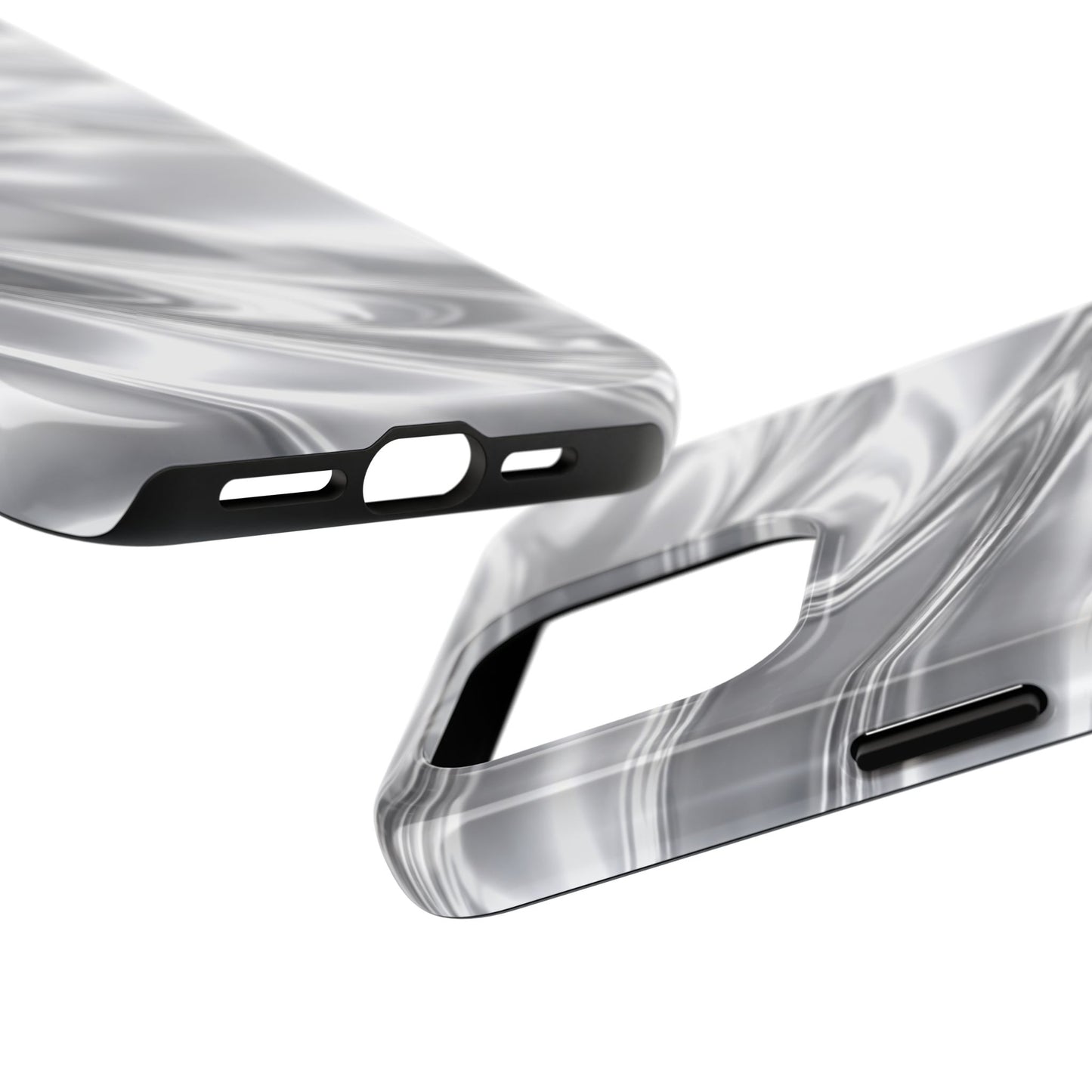 Silver Metallic - Protective Phone Case