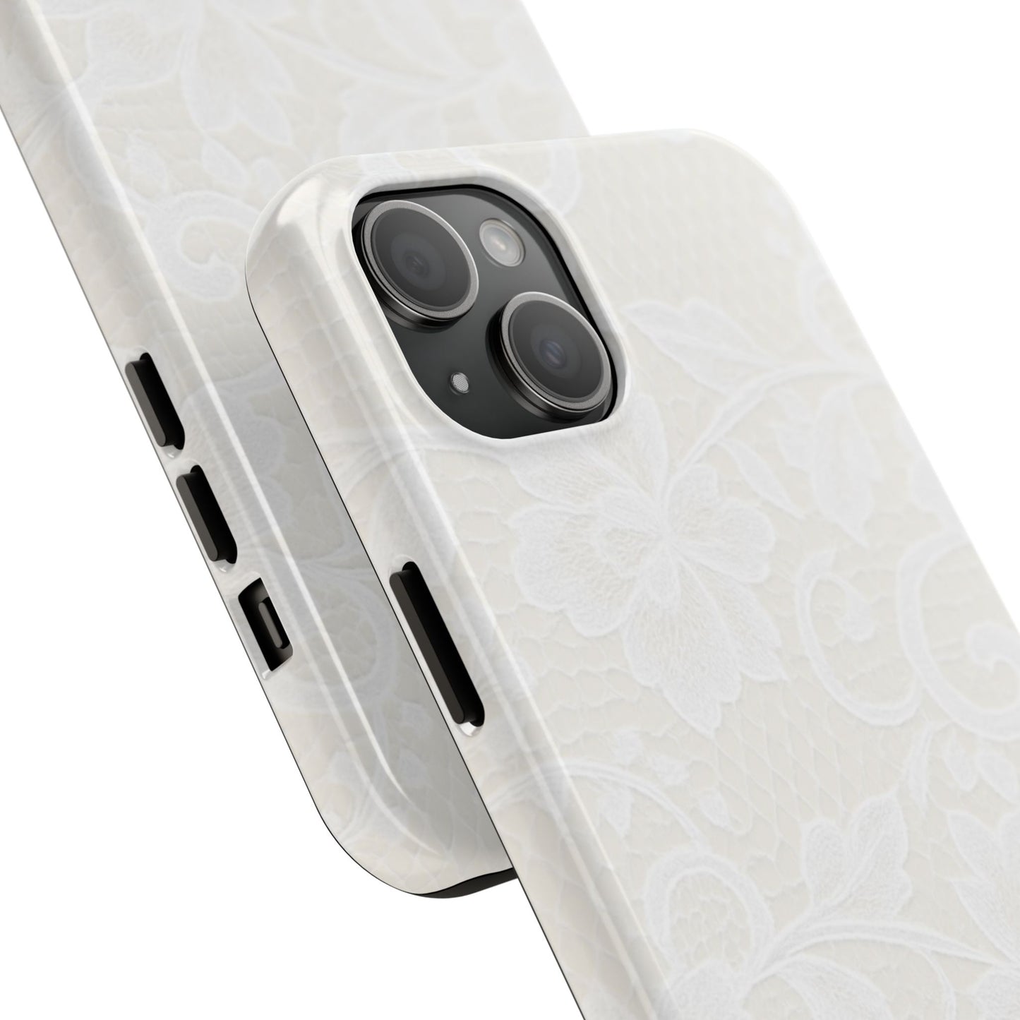 White Lace - Protective Phone Case