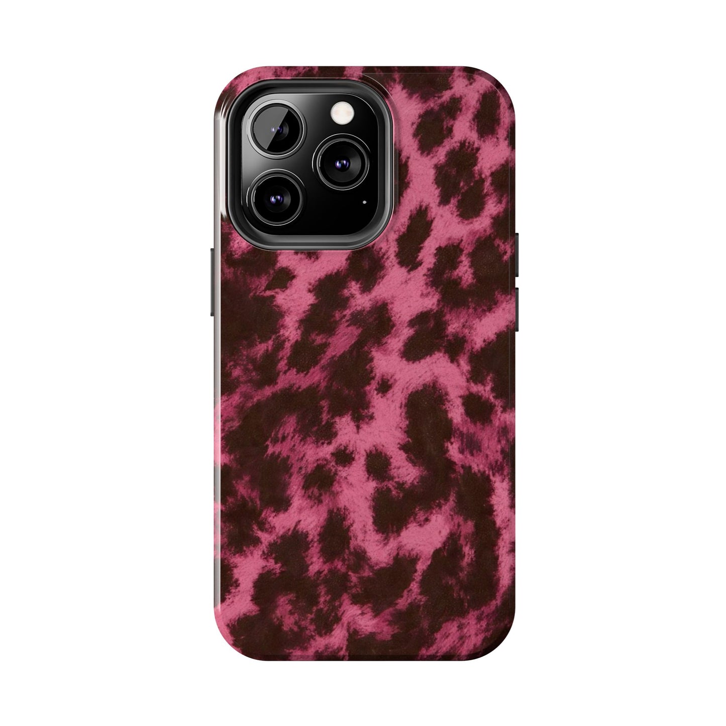 Pink Leopard Print - Protective Phone Case