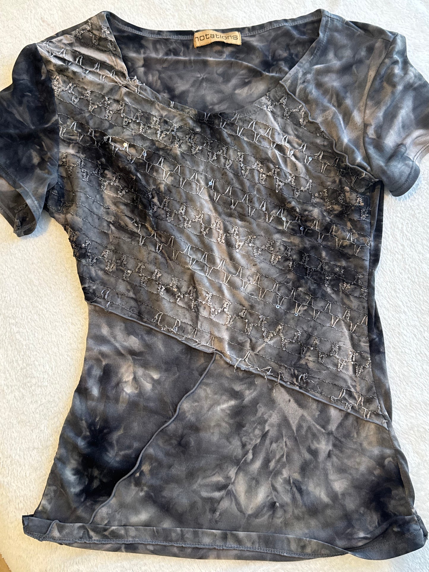 Black Top with Sequins