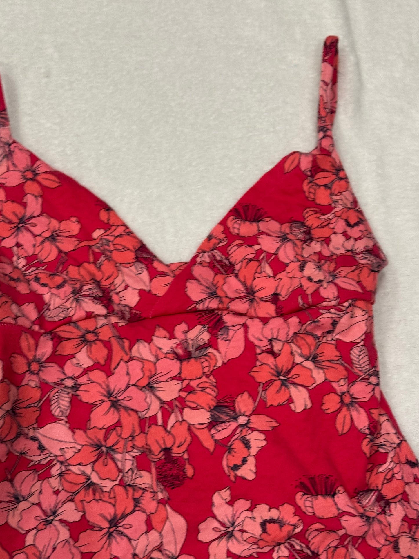 Pink and Red Floral Cami