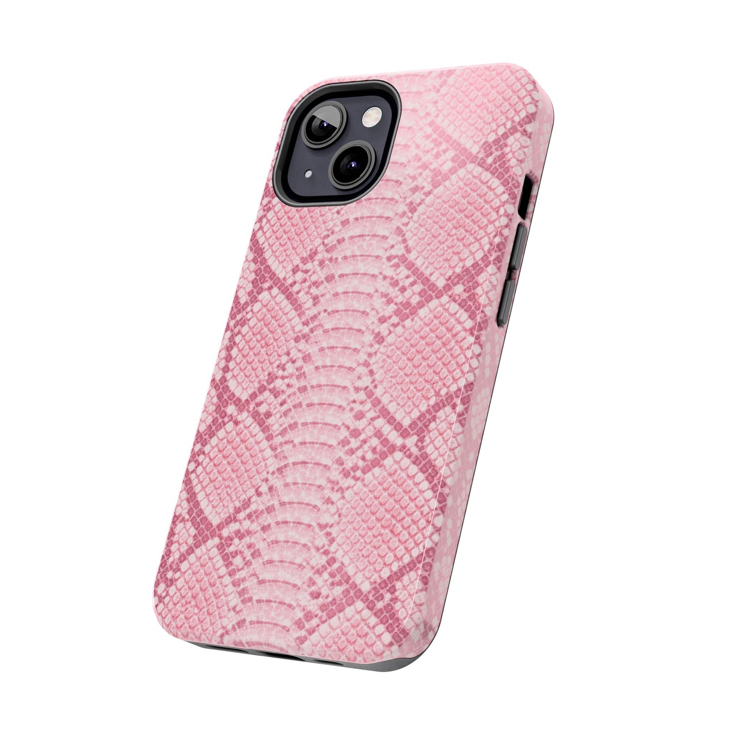 Pink Snake Skin - Protective Phone Case
