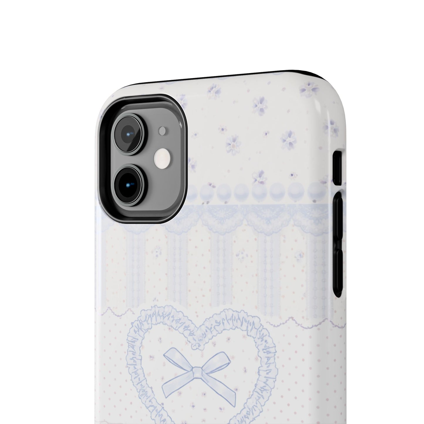 Coquette Blue Lace - Protective Phone Case