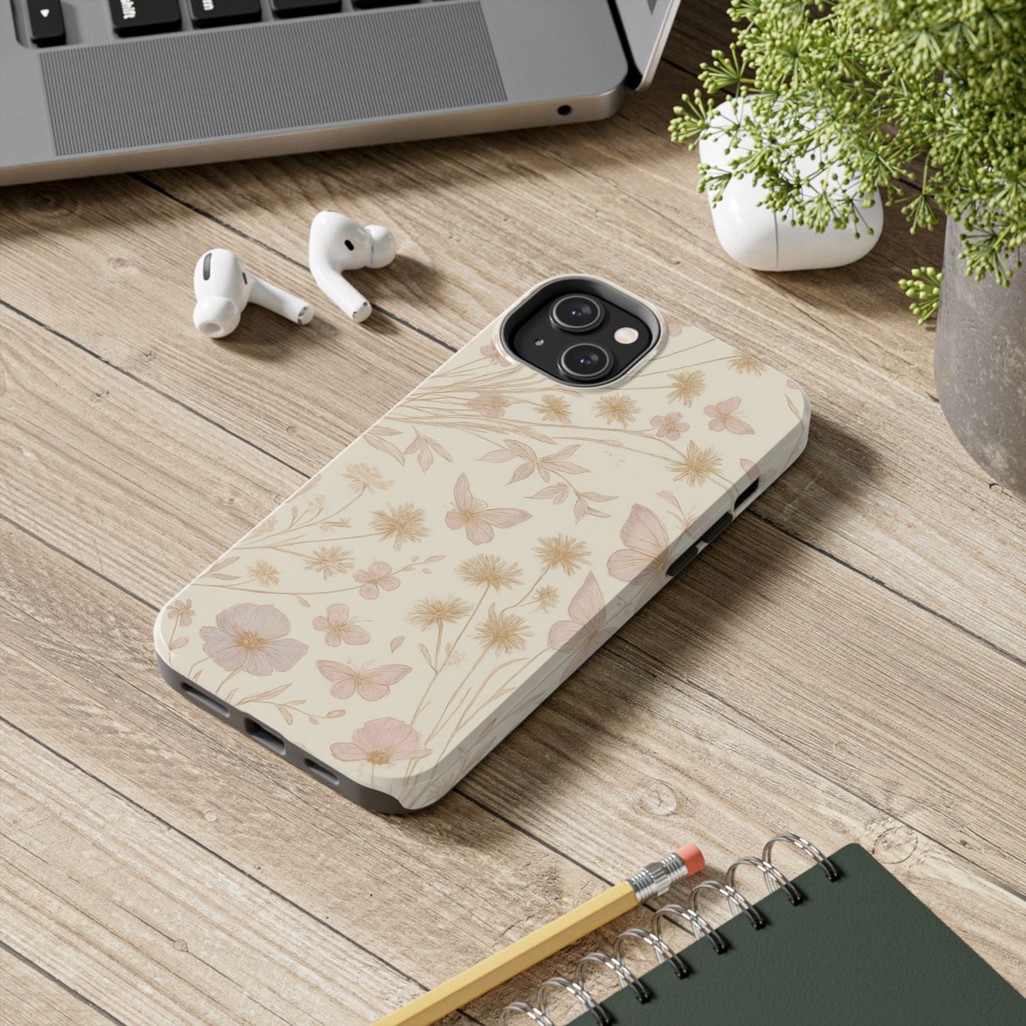 Floral Flutter - Protective Phone Case