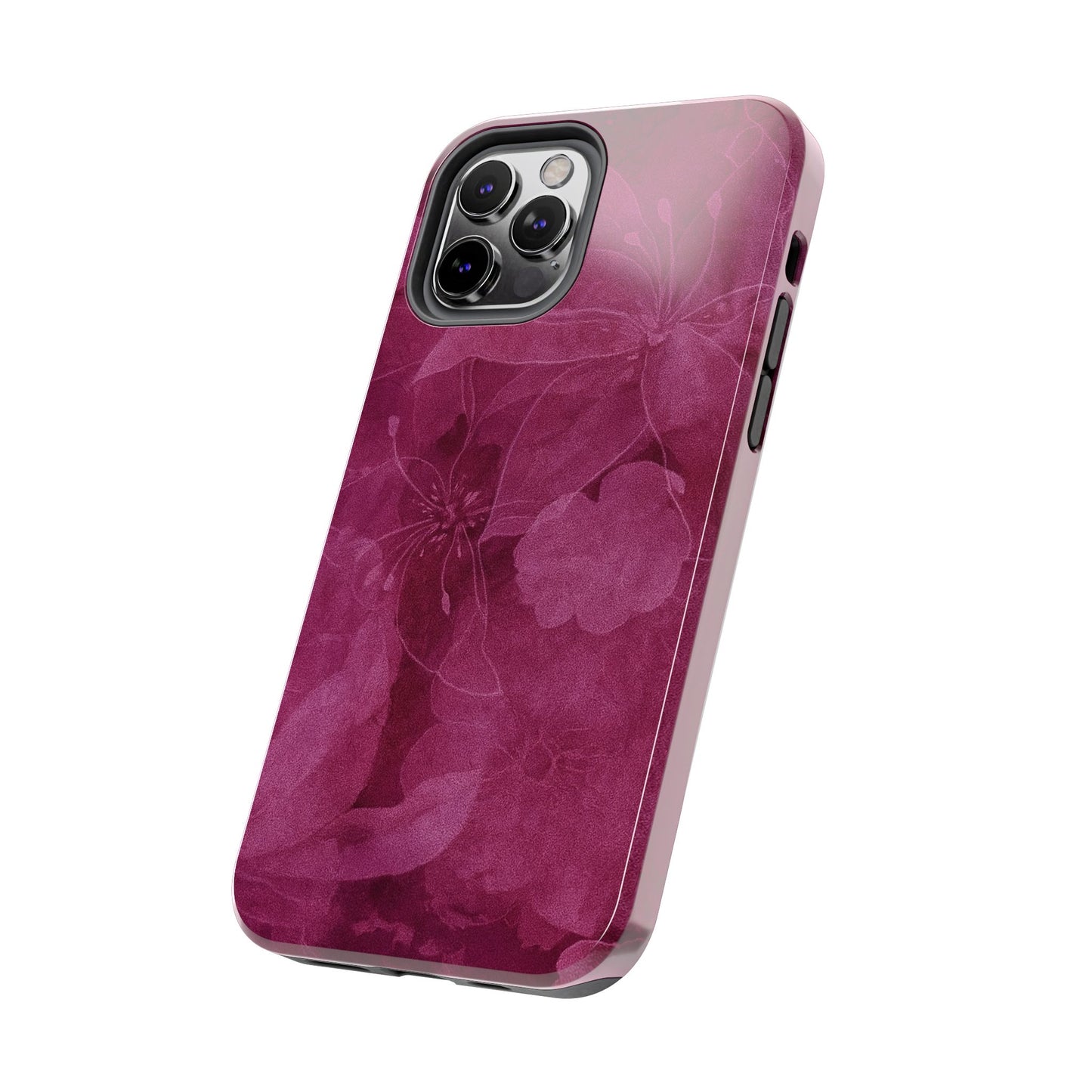 Magenta Petals - Protective Phone Case