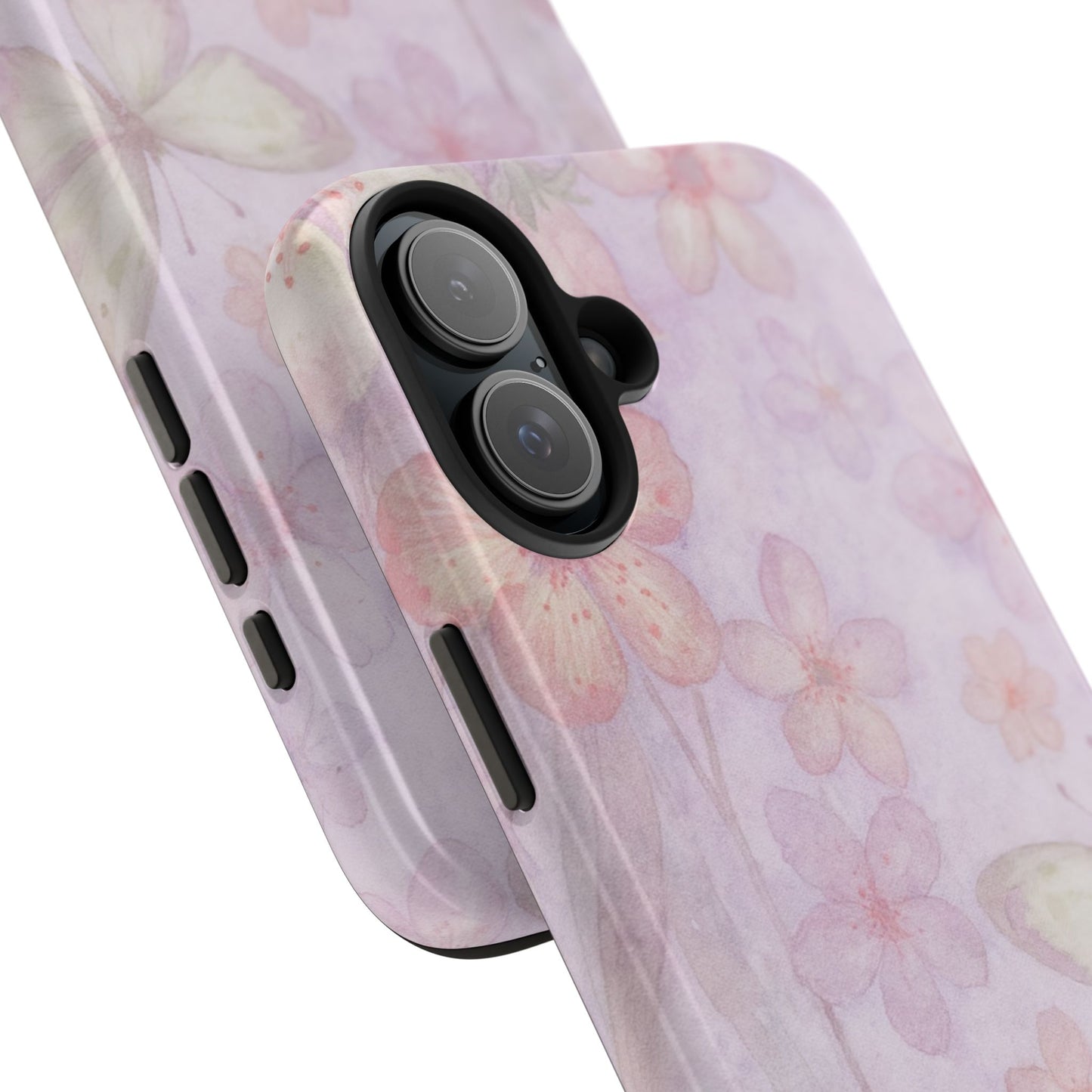 Lilac Butterfly - Protective Phone Case