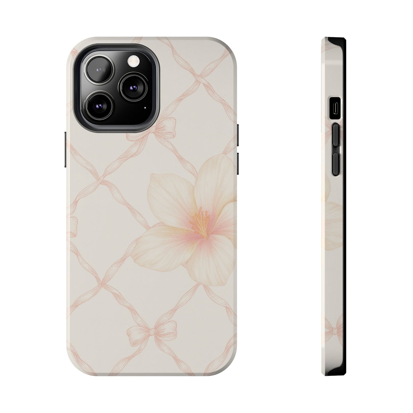 Bows and Botanical - Protective Phone Case