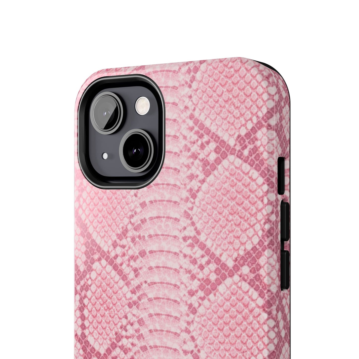 Pink Snake Skin - Protective Phone Case