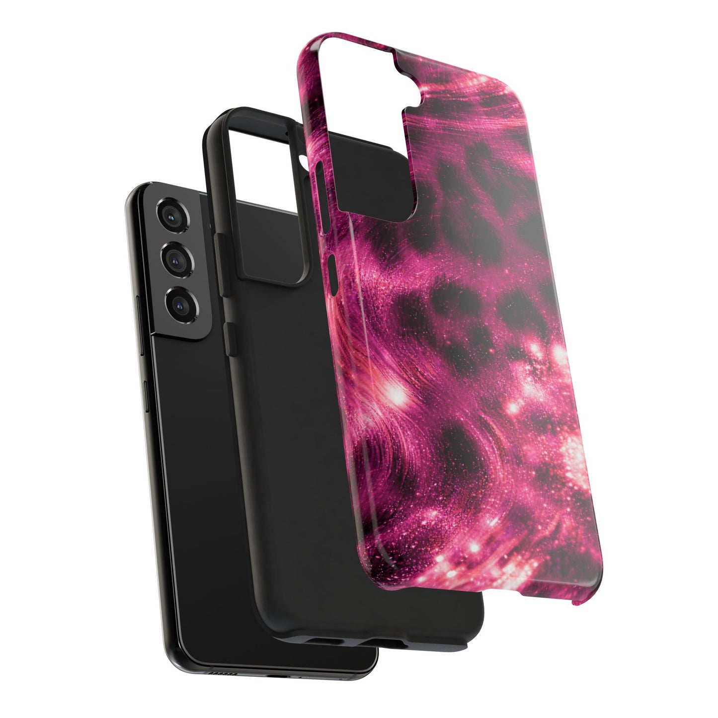 Magenta Y2K Leopard - Protective Phone Case
