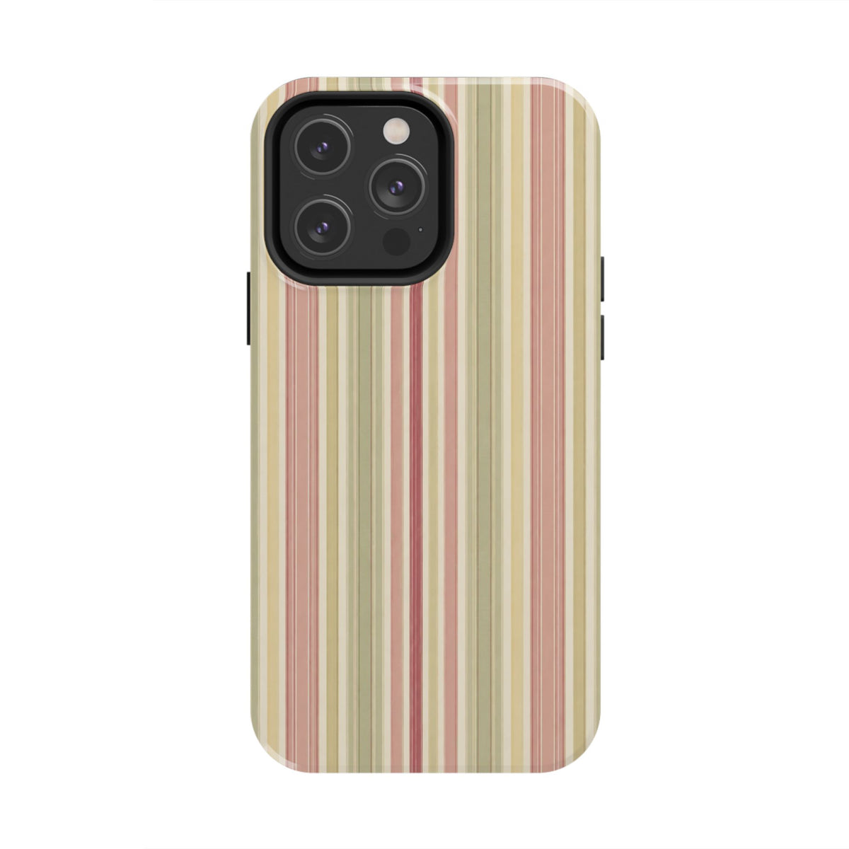 Rosewood Stripe - Protective Phone Case