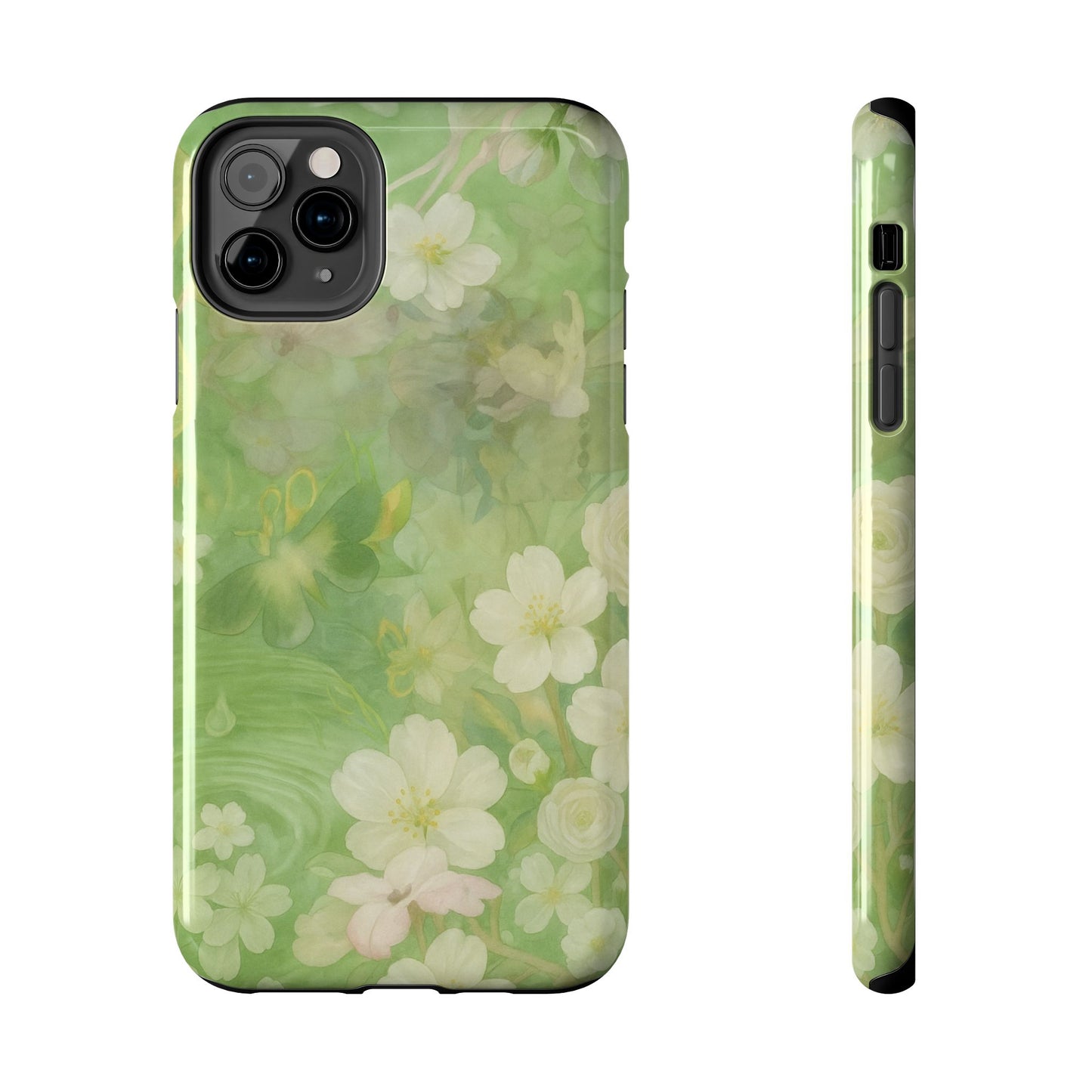 Sage Blossom - Protective Phone Case