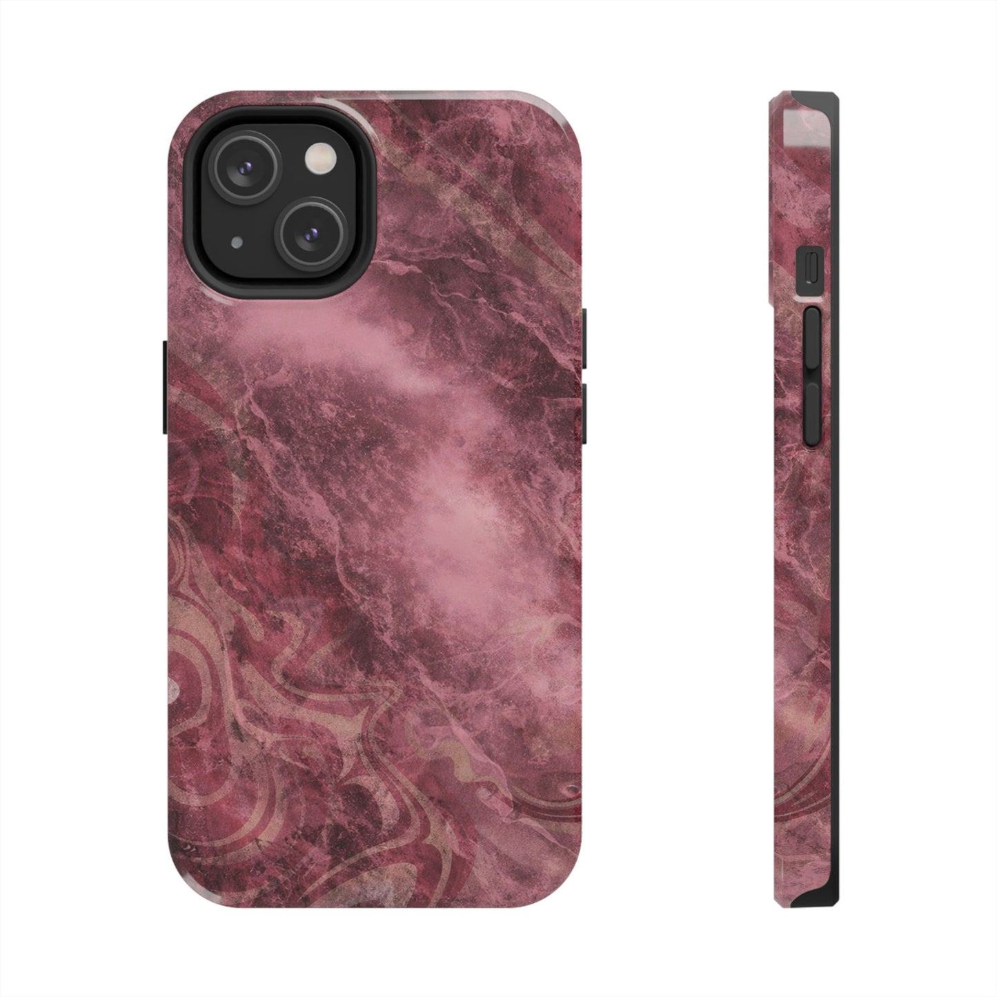Marble Magenta - Protective Phone Case