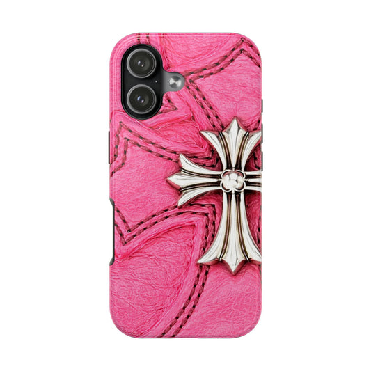 Pink Cross - Protective Phone Case