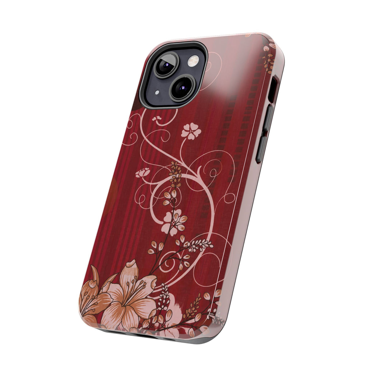 Crimson Bloom - Protective Phone Case