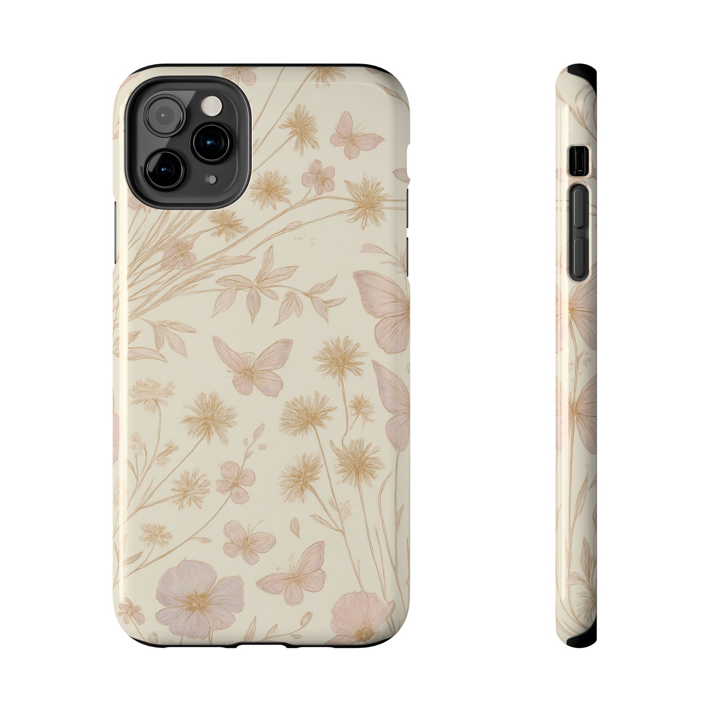 Floral Flutter - Protective Phone Case