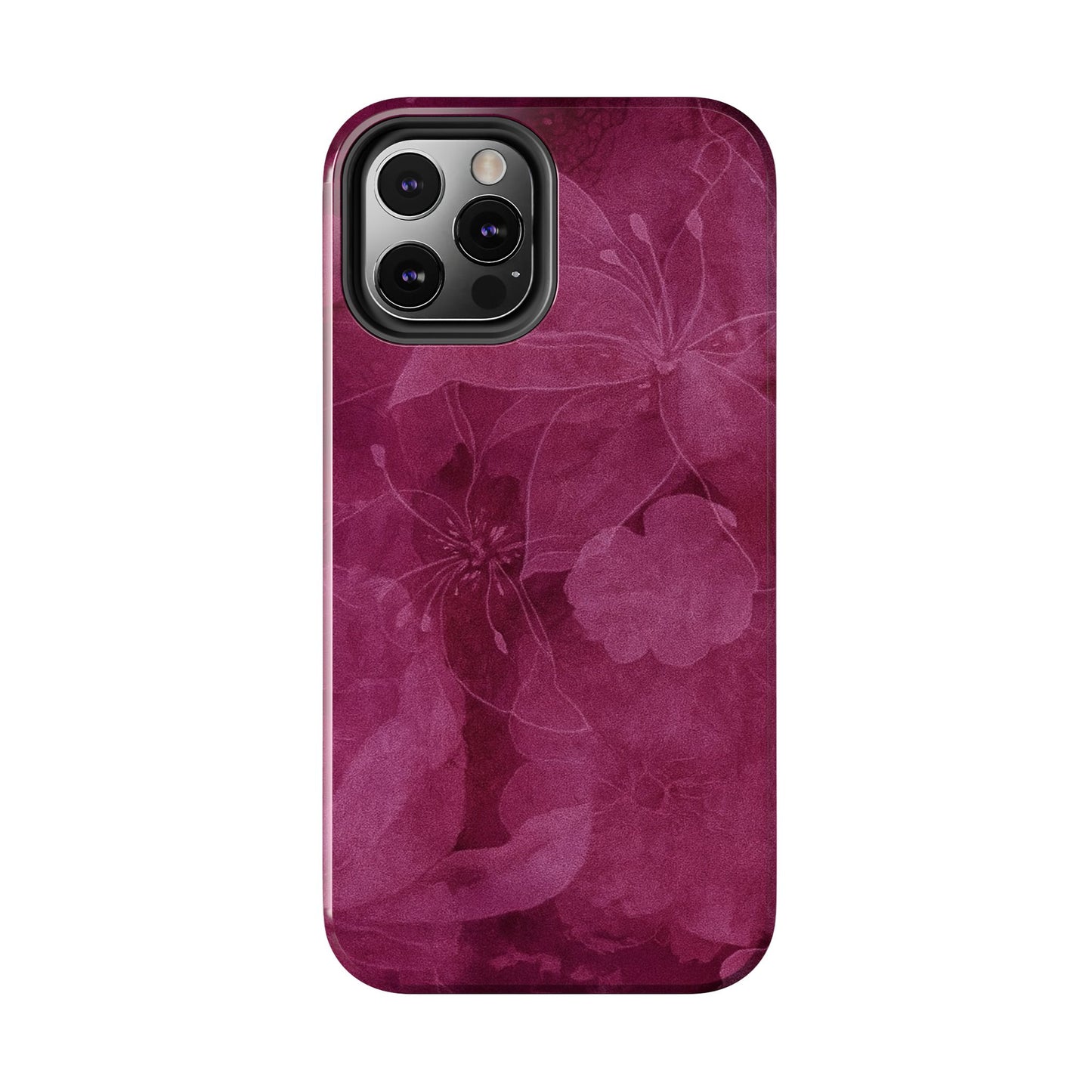 Magenta Petals - Protective Phone Case