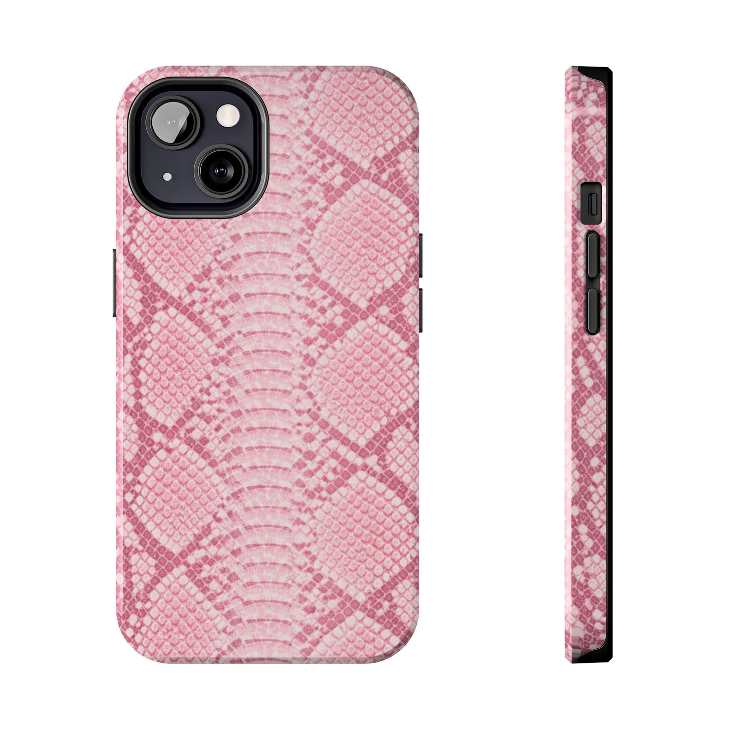Pink Snake Skin - Protective Phone Case