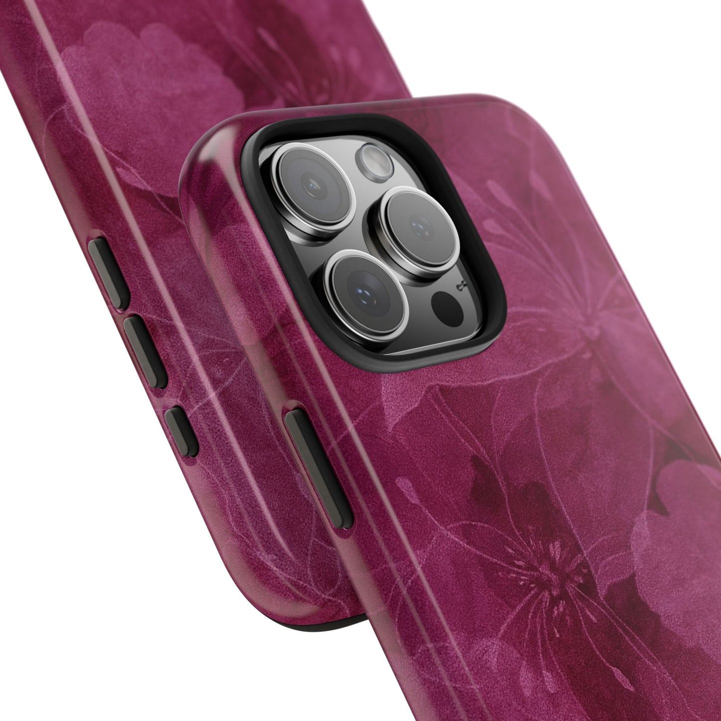 Magenta Petals - Protective Phone Case