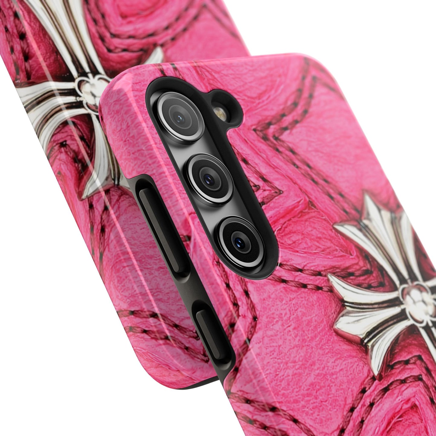 Pink Cross - Protective Phone Case