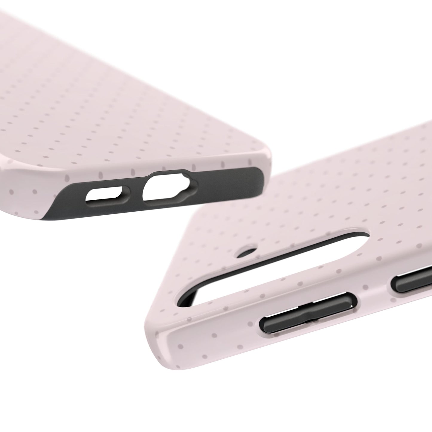 Blush Pink Polka Dot - Protective Phone Case