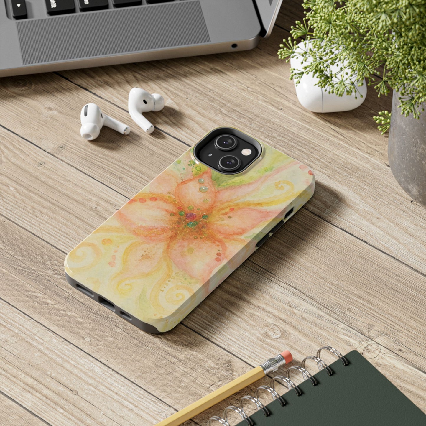 Shimmery Flower - Protective Phone Case