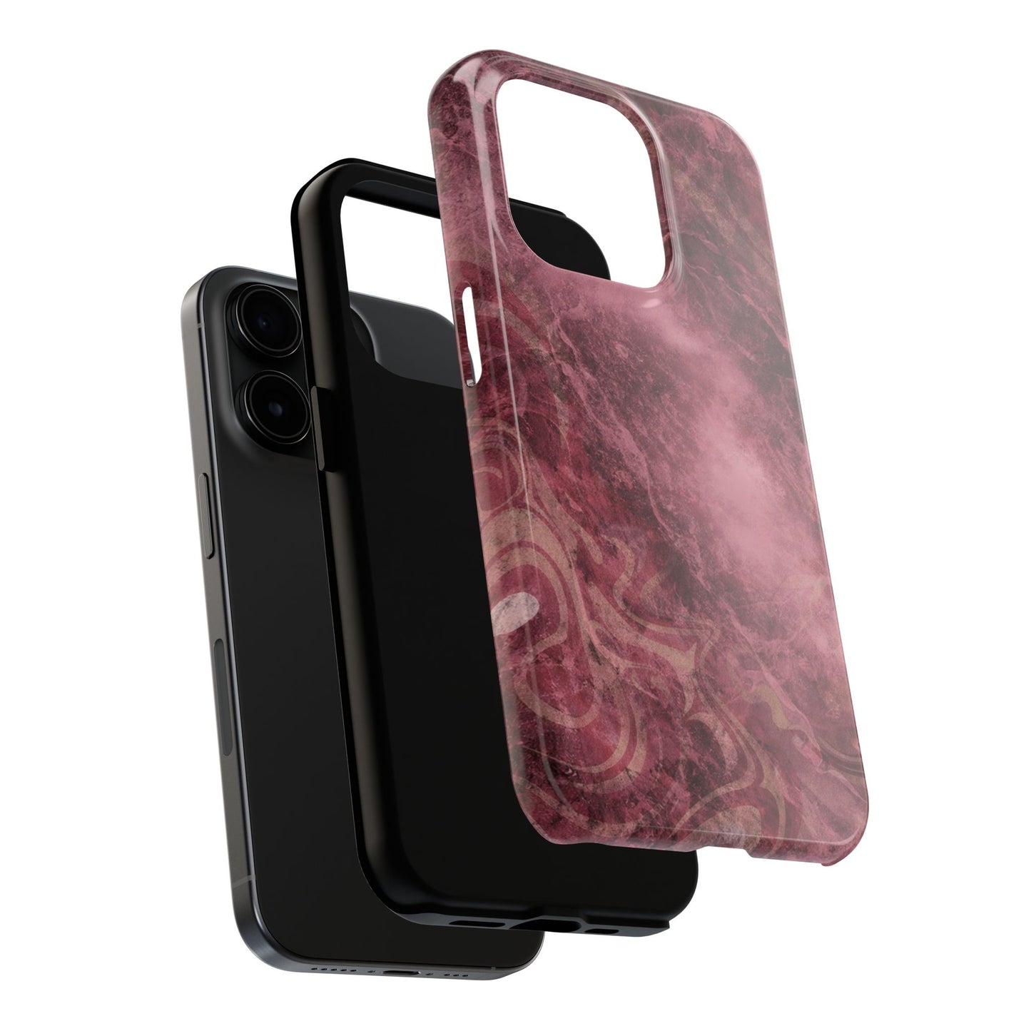 Marble Magenta - Protective Phone Case