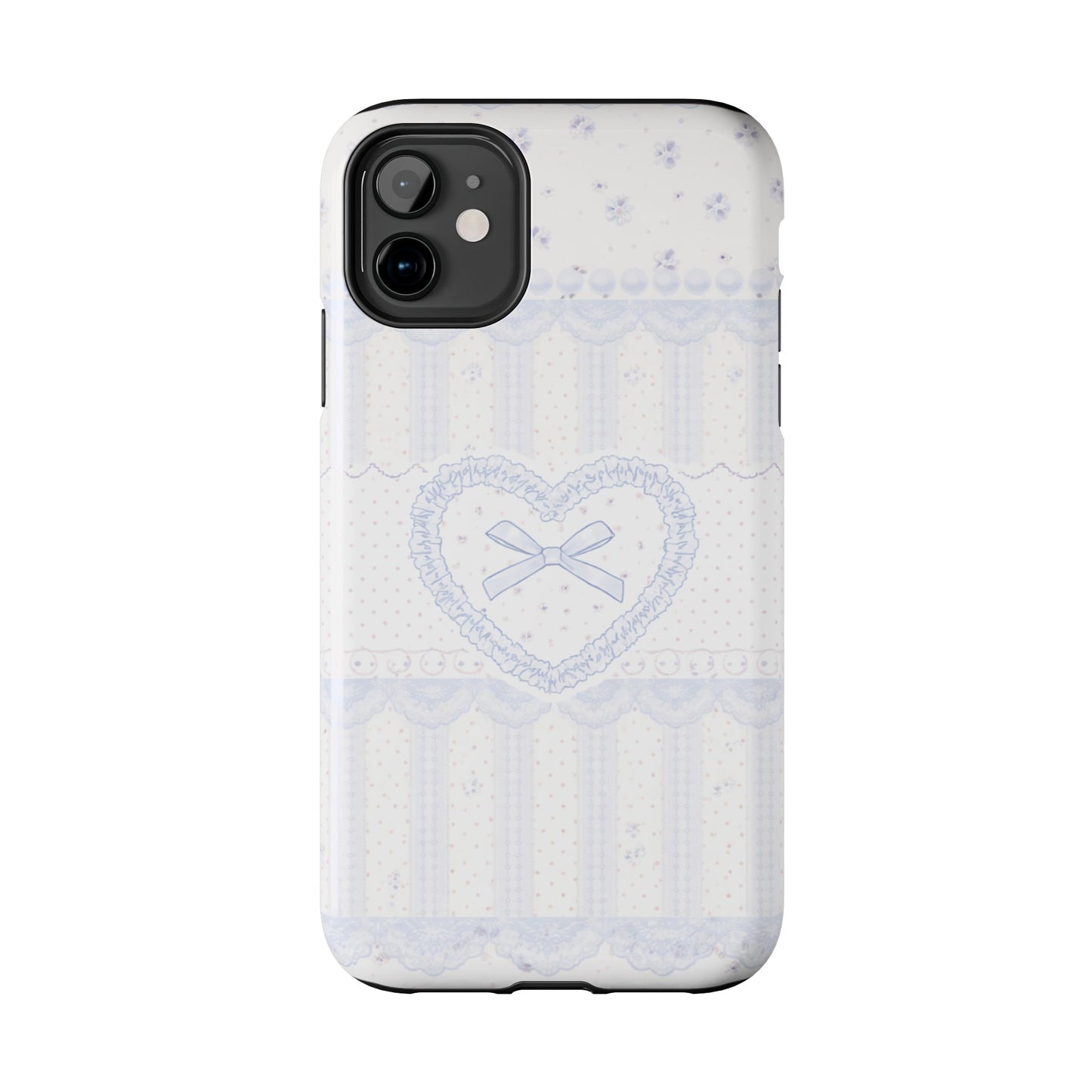 Coquette Blue Lace - Protective Phone Case