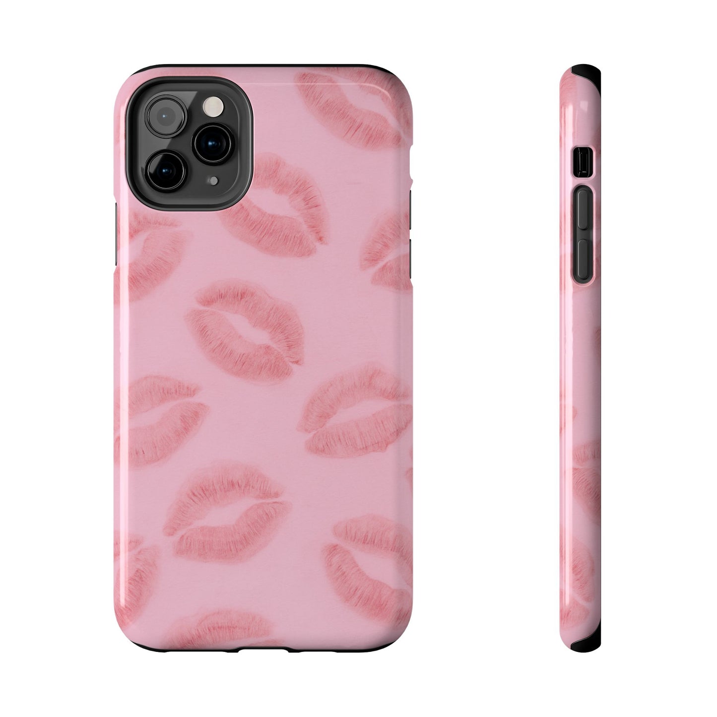 Pink Rosy Kisses - Protective Phone Case