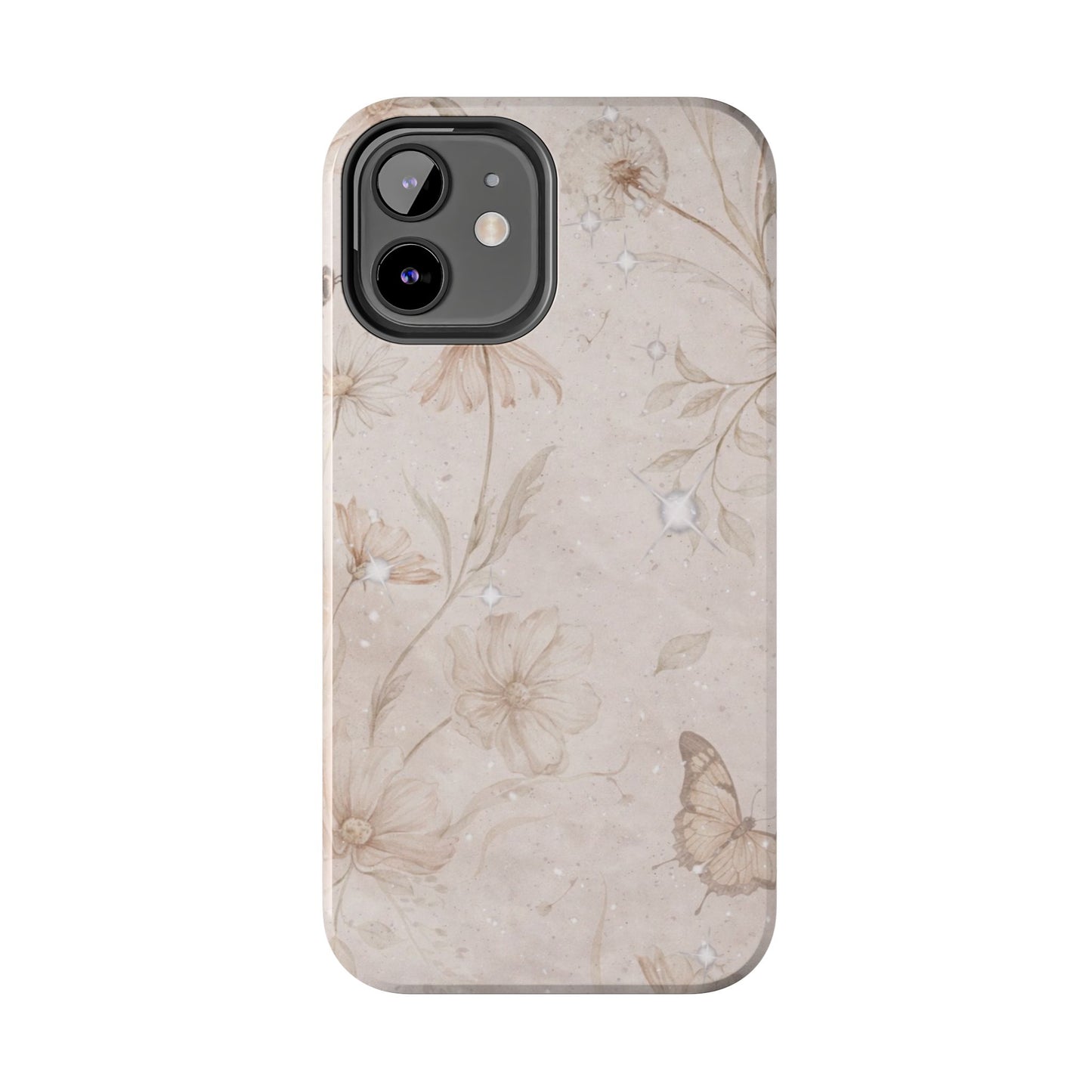 Beige Bloom - Protective Phone Case